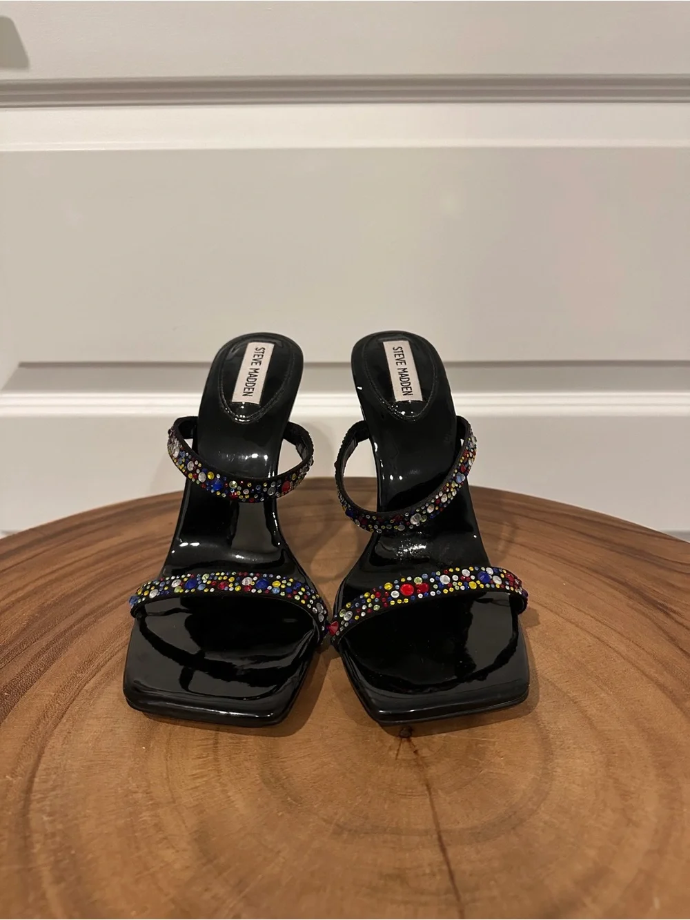 Steve Madden Milani Heeled Sandals - Black Multicolor